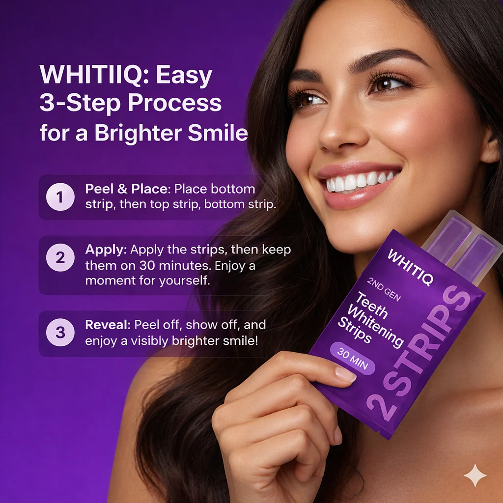 WHITIQ™ Color-Correct Whitening Strips - Image 4